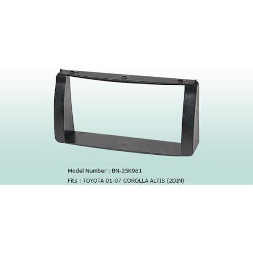 Car Fascias 2 Din Audio Panel Frame Dash Kit For Corolla Altis 2001 2002 2003 2004 2005 2006 2007