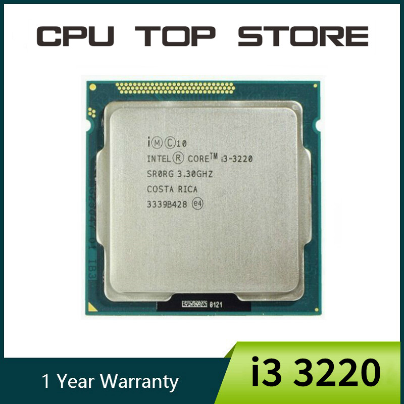 Original Core i3 3220 Processor Dual Core 3.3GHz LGA 1155 TDP 55W 3MB Cache With HD Graphics Desktop CPU