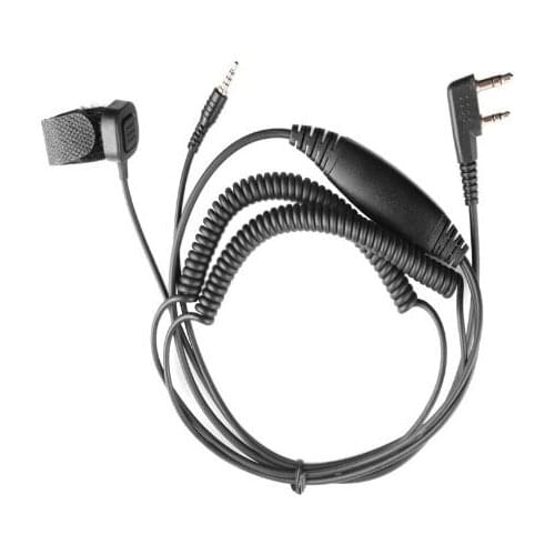 VIMOTO V3/V6/V8 M1/M6 Bluetooth Helmet Headset Special Connention Cable for Kenwood Baofeng UV-5RE Two Way Radio Walkie Talkie