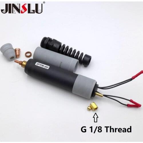 Gas Electric Together Connection G1/8 Thread PT-80 Straight CNC Machine Torch iPT-80 PT80 PTM-80 PTM80 IPT80