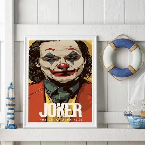 Hot Joker Canvas Painting Posters And Print Wall Pictures For Kids Room Baby Bedroom Decoration