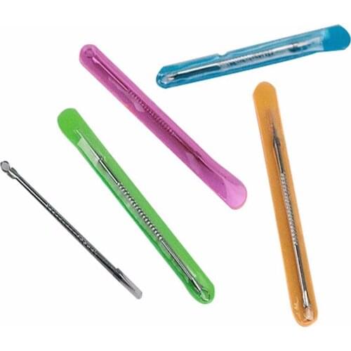 12 cm Silver Color Blackhead Acne Blemish Remover Cosmetic Pore Cleaner Stainless Needles Beauty Tool Face Skin Care