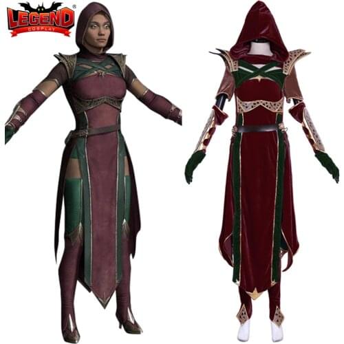 Game Mortal Kombat Jade Cosplay adult costume full set custom made outfit