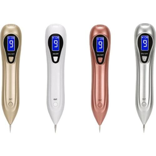 9 Level Laser Plasma Pen Mole Removal Dark Spot Remover LCD Skin Care Point Pen Skin Wart Tag Tattoo Removal Tool Beauty Care