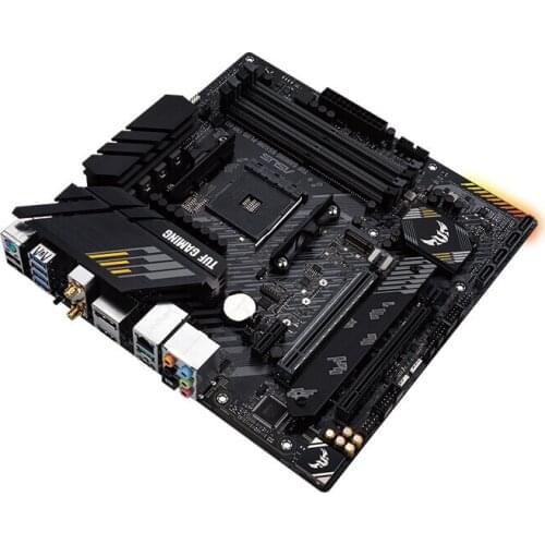 ASUS TUF GAMING B550M-PLUS (WI-FI) Motherboard Supports AMD 2-Way CrossFireX Tech Wi-Fi 6 AX200 With 5600G 5000 Series Processor