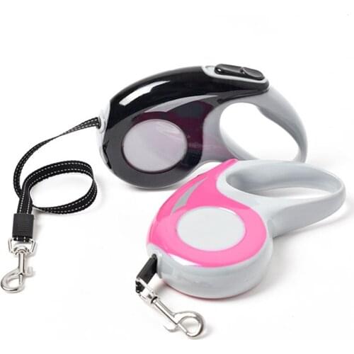 5m Long Strong Pet Leash Durable Nylon Retractable Big Dog Walking Leash Leads Roulette Automatic Extending Dog Leash Rope