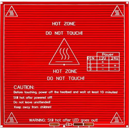 RepRap mendel PCB Heated Heatbed MK2B for Mendel 3D printer hot bed