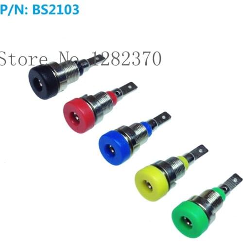 [SA] BS2103 copper welding or 2.8 jacks to connect the terminal panel 2mm socket type Low Profile --100pcs/lot