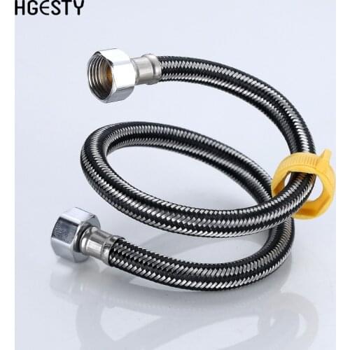 30/60/80cm Plumbing Hose Bathroom Faucet Accessories Plumbing Hoses Shower Hose Flexible Plumbing Pipe for Toilet/Faucet Tool