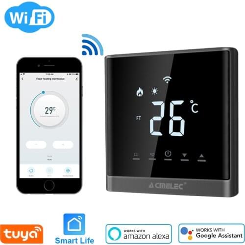Tuya Smart Floor Heating Wifi Thermostat For Electric/Water/Gas Boiler Room Temperature Remote Controller for Google Home\Aleax