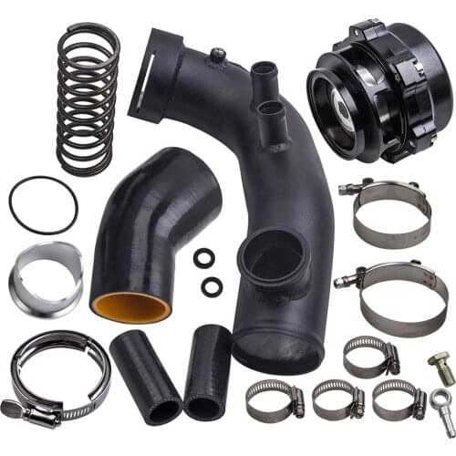 Intake Charge Pipe Cooling Kit & V-Band Turbocharger Blow Off Valve for BMW E90