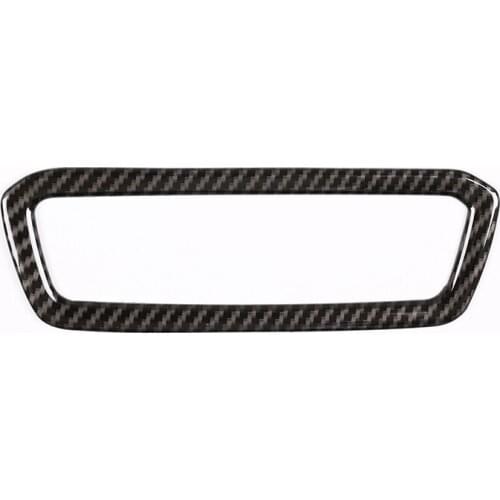 1 Pcs Headlight Switch Decoration Frame Trim Carbon Fiber ABS For BMW X5 G05 2019 Car Accessories