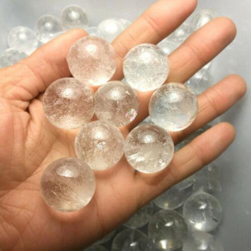 1PC Clear Natural Quartz Crystal Sphere Balls Sphere Crystal Ball Home Decoration Craft for meditation