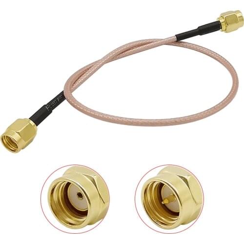 SMA Male to RP SMA Male Connector 50 ohm RG316 RF Coaxial Pigtail Cable SMA Plug to RP-SMA Plug RG-316 Jumper Pigtail Cable