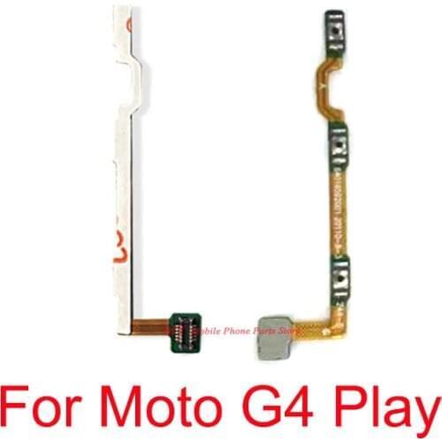 10 PCS Power And Volume Side Button Flex Cable For Motorola Moto G4 Play Volume Power ON OFF Switch Side Key Flex Repair Part