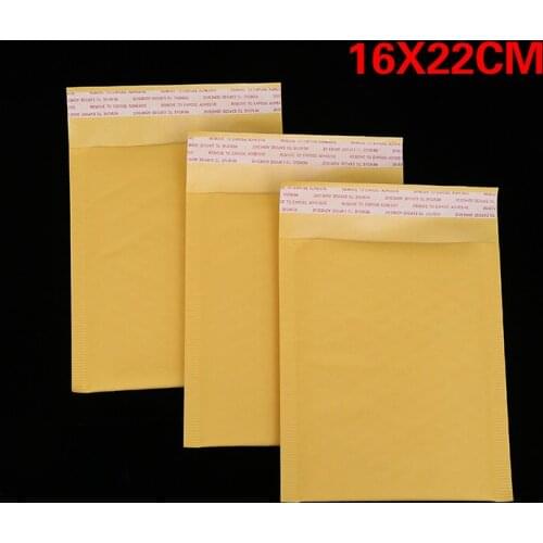 10pcs/lot Paper Envelopes Bags Mailers Padded Envelope With Mailing Bag Business Supplies Christmas Package Gift Holders 16X22cm