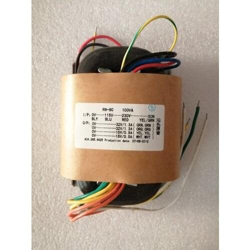 115V 230V 200W R-Core Transformer32V+32V 15V+15V for Audio Amplifier Preamps AMP DAC R Core