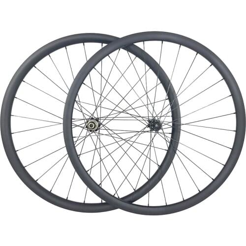 1350g 29er MTB XC GRAVEL 28mm asymmetric carbon wheelset 28mm deep 700c straight pull tubeless disc wheels 12X100 12X142 UD 3K