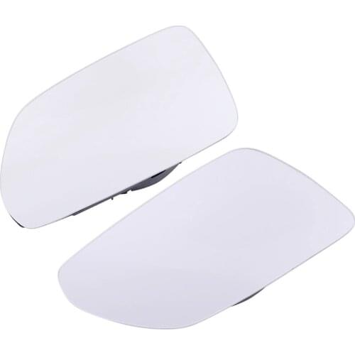2Pcs Car Heated Rear View Mirror Glass Left & Right Door Side Wing Lens For-Polo 2005-2010 1Z1857521F Car Styling