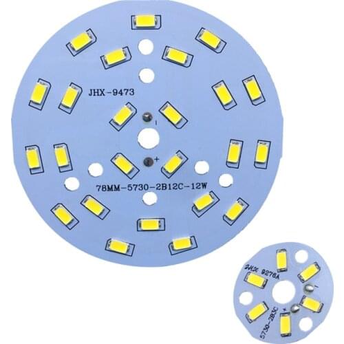 5pcs/lot 3W 5W 7W 9W 12W 18W 24W 5730 Brightness SMD Light Board Led Lamp Panel For Ceiling PCB With LED