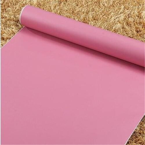 Beibehang color self-adhesive wallpaper furniture renovation stickers film Yaguang bedroom decoration wall stickers dormitory