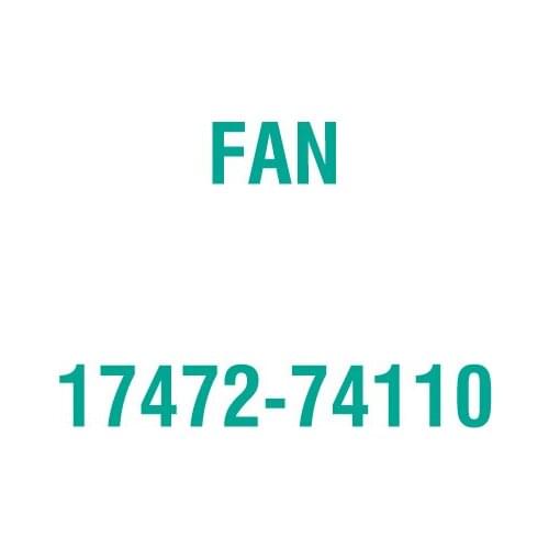 For Kubota 17472-74110 FAN