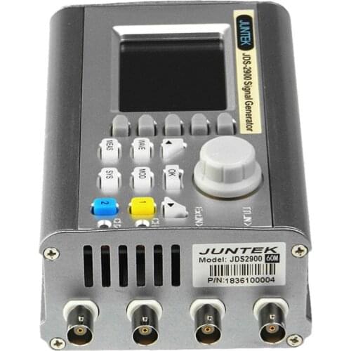 JUNTEK Double Channel DDS Signal Generator Counter Arbitray Waveform Generator Pulse Signal Frequency Meter