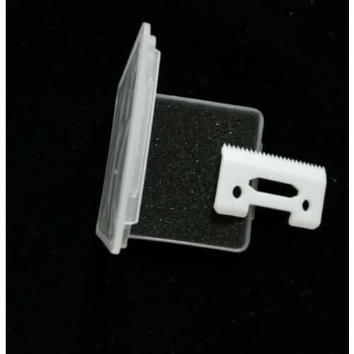 100pcs/lot 2 hole stagger tooth ceramic cutter blade barber blade