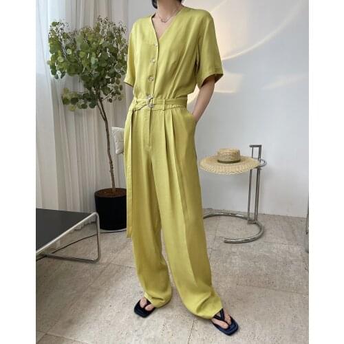 Summer woman new limited collection viscose linen suit