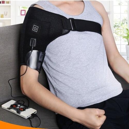 Best Hot Sale Shoulder Heating Pad Heated Shoulder Support Brace Adjustable for for Pain Relief Shoulder Pain Bursitis EK-New