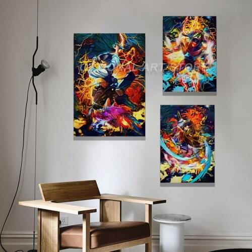 NEW Anime Attack On Titan Poster Eren Jager Mikasa Ackerman Decoration Painting Wall Art Home Room Decor Canvas Poster