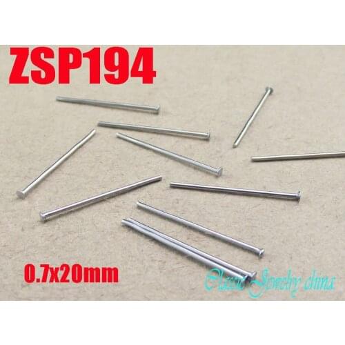 T-pin 0.7x20mm stainless steel ear nail auricular needle earring accessories Jewelry DIY parts 1000pcs ZSP194