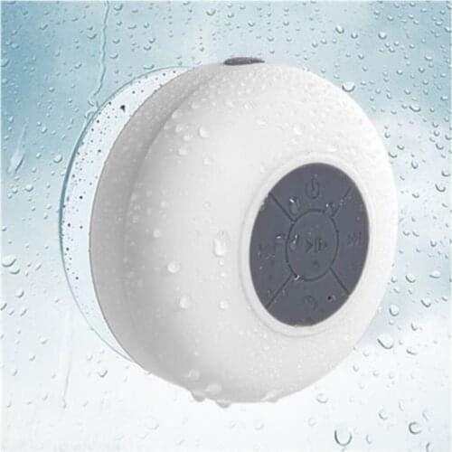 Waterproof Mini Bluetooth Shower Speaker (White) Водонепроницаемый мини-динамик для душа с Bluetooth (белый)