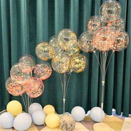1Pc Balloon Column Tubes Balloons Display Column Stand Holder Baby Shower Wedding Birthday Decor A good way to fix balloon on ta