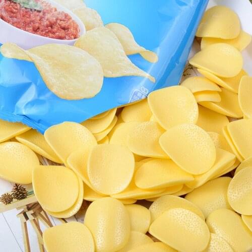 10pcs/lot 31X26mm Kawaii Resin Potato Chips For Scrapbooking Craft Food Art Supply DIY Decorative Favor