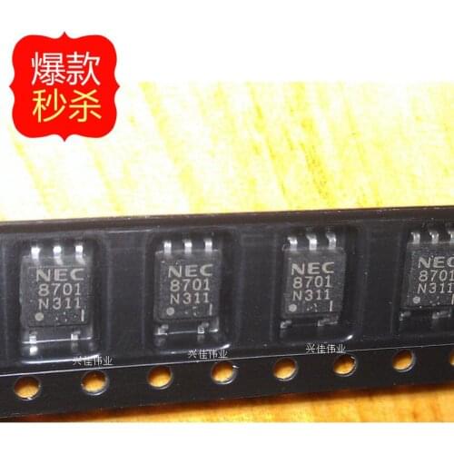 10PCS The new SMD optocoupler Optocouplers PS8701-E3 8701 SOP5 package