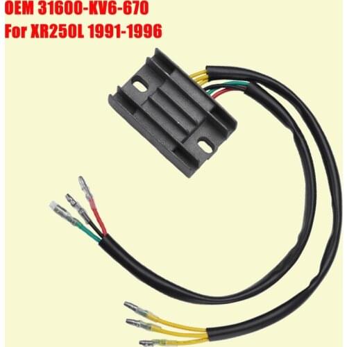 31600-KV6-670 Voltage 12V regulator rectifier for Honda XR250L XR 250L 250 L XR-250L 1991 1992 1993 1994 1995 1996 Motorcycle