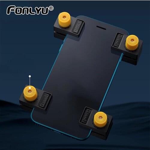 4pcs Qianli iClamp Universal Fixture Phone Screen Clip LCD Display Clamp for Phone Tablet Repair Tools Screen Rear Glass Fasten