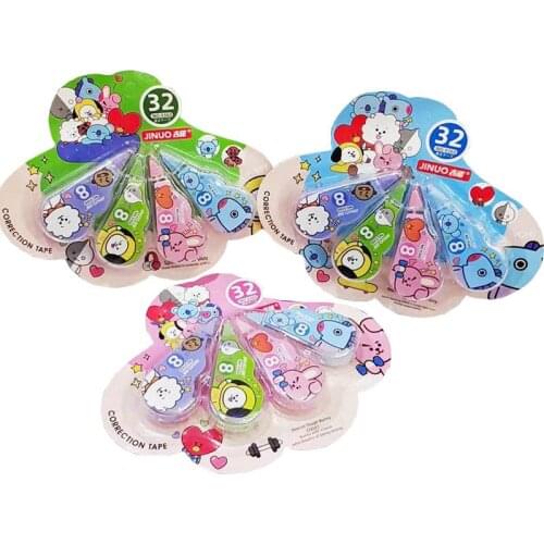 4 pcs/pack New Kawaii Cartoon White Out Corrector Correction Tape Promotional Gift Stationery School Office Supply kids Gift