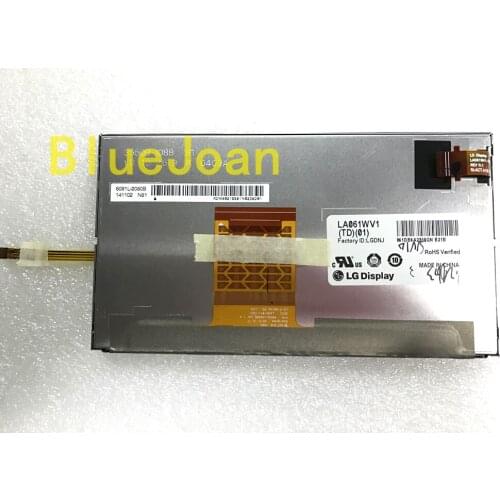 Free EXPRESS SHIP New Original A+ Car Navigation LA061WV1(TD)(01) LA061WV1 TD01 6.1" LCD Screen Panel LA061WV1-TD01 CD Display