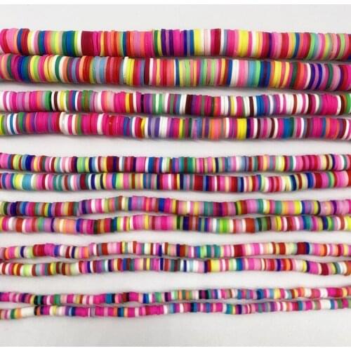 3--10MM Color Polymer Clay Beads Slices for Girls Bracelet Making Diy Necklace&Bracelet Accessories