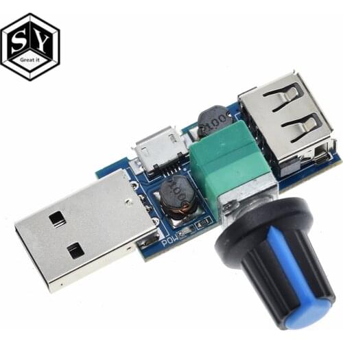 DC 4V-12V 5W XY-FS USB Fan Stepless Governor USB Fan Speed Controller Multi-Gear Auxiliary Cooling Tool