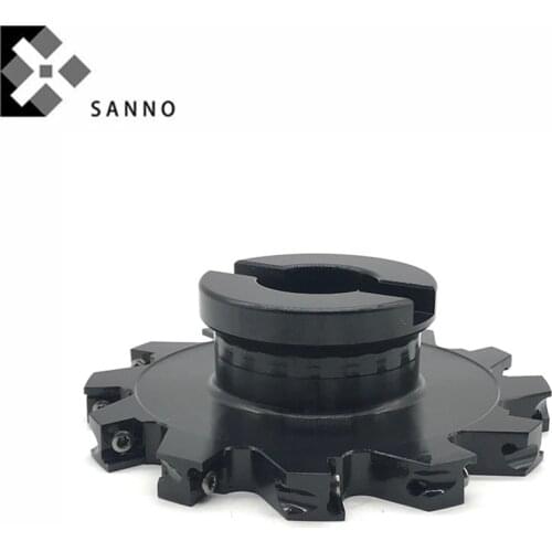 BT50-FMB40-100L / SMD 160x16-40-12T three side cnc milling cutter disc milling tool holder for MPHT120408 inserts