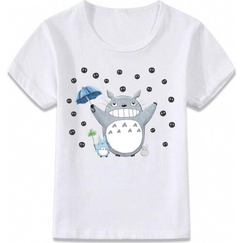 Kids Clothes T Shirt My Neighbor Totoro Anime Children T-shirt for Boys and Girls Toddler Shirts Tee oal134