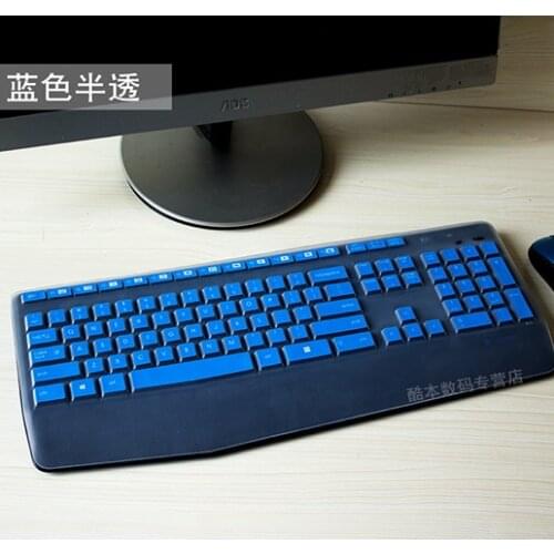 Hot sale Clear Silicone Keyboard Protector Cover Skin Guard for Logitech MK345 K345