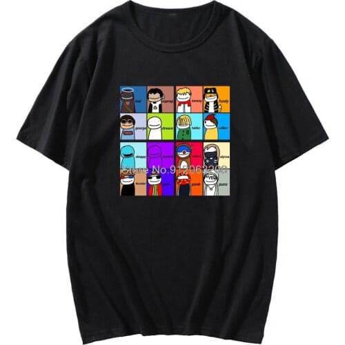 Dream SmpT-shirt Harajuku short-sleeved T-shirt mens Summer New mens And womens Same Style Fashion Korean Round Neck T-shirt