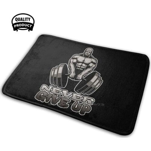 Bodybuilder Fitness Bodybuilding Gym Muscle Man Gift 3D Soft Non-Slip Mat Rug Carpet Cushion Bodybuilding Fitness Gym Workout