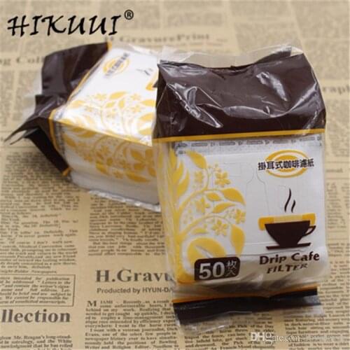 50/100/200pic Set Combination Coffee Filter Bags and Kraft Paper Coffee Bag,Portable Office Travel Drip Coffee Filters Tools Set