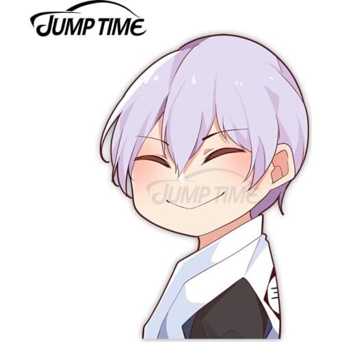 Jump Time 13 x 8.5cm Vinyl Decoration Gin-ichimaru Anime Avatar Car Decals Windows Laptop Bumper Waterproof Car Stickers