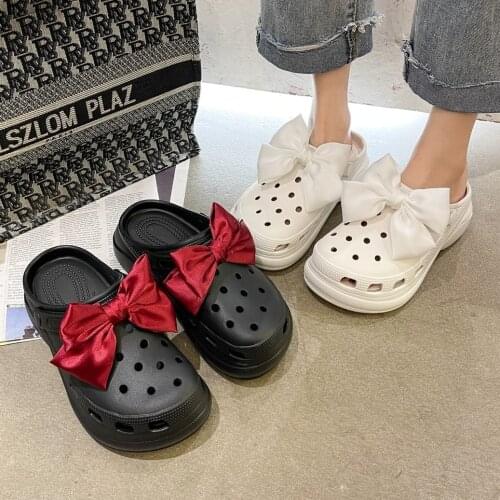 Summer New Arrivals Sandals For Women Breathable Bow-knot Fashion Sweet Women Slippers Waterproof Beach Women Shoes Sandals